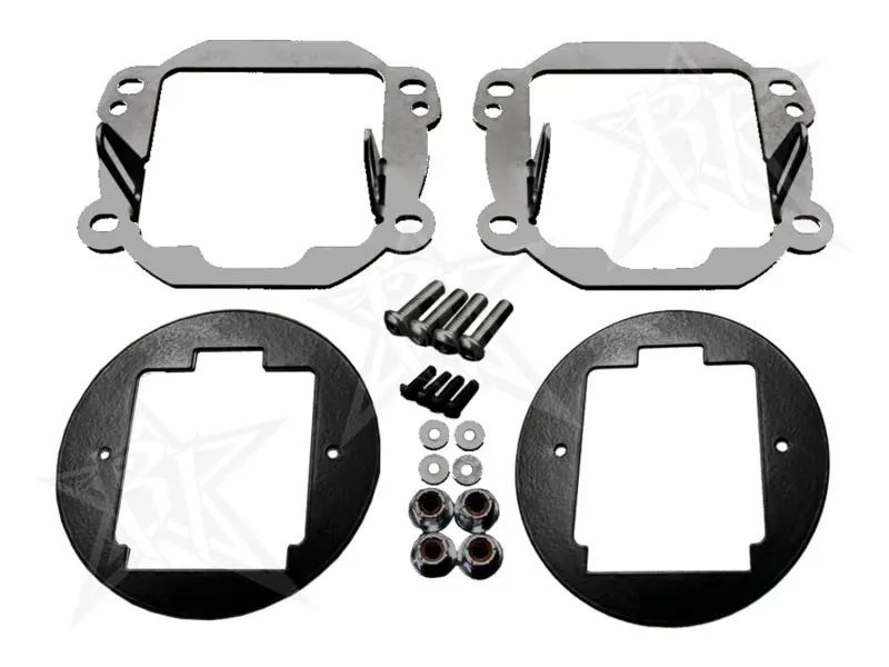 Rigid Industries | 2007-2018 Jeep Wrangler Jk - Fog Light Kit - Mounts Set Of Dually/D2 1