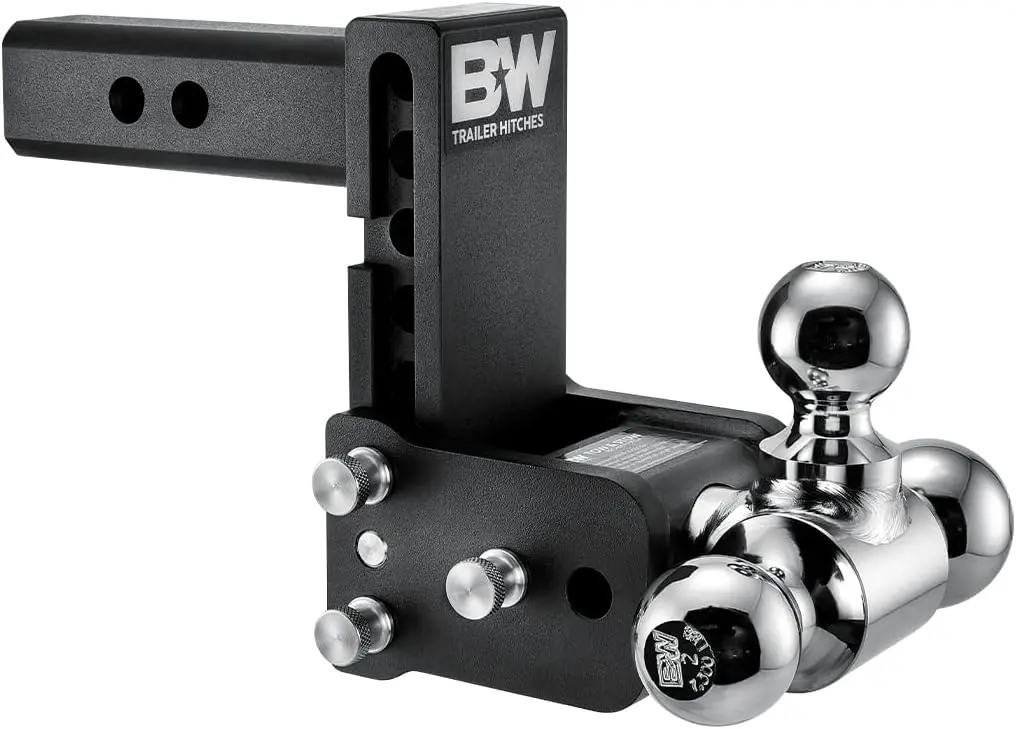 B&W Trailer Hitches Tow & Stow Adjustable Trailer Hitch Ball Mount - Ts10048b 1