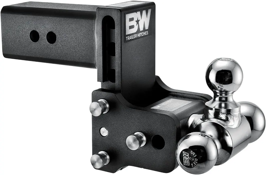 B&W Trailer Hitches Tow & Stow Adjustable Trailer Hitch Ball Mount - Ts30048b 1