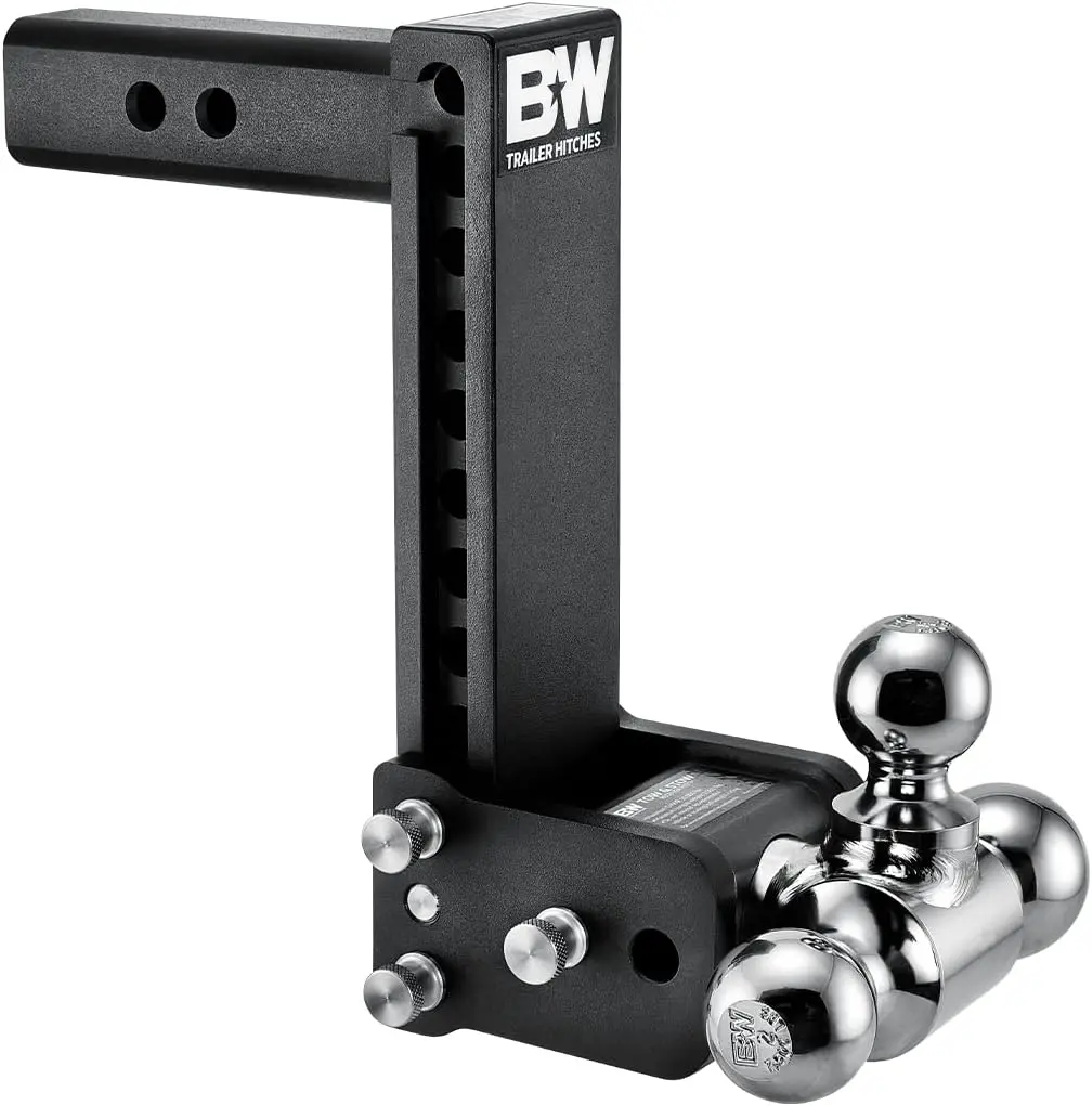 B&W Trailer Hitches Tow & Stow Adjustable Trailer Hitch Ball Mount - Ts10050b 1