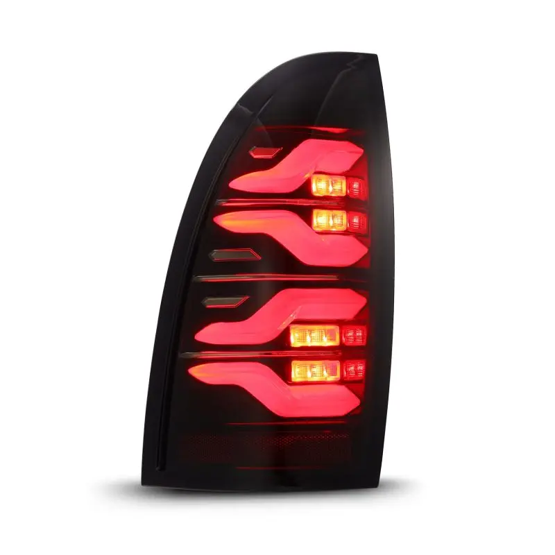 Alpharex 05-15 Toyota Tacoma Luxx Led Taillights Blk/Red W/Activ Light/Seq Signal 2