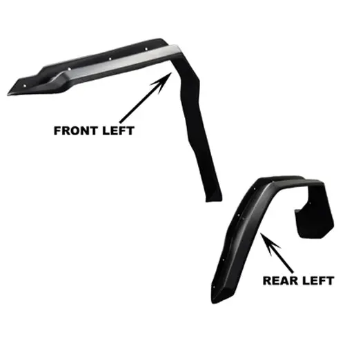 Can‑Am Outlander 500 / 570 / 650 / 850 / 1000 & Max Overfenders – 2012‑2020 – Direction 2 D2 Fender Flares Mud Guards (Set Of 4) 1