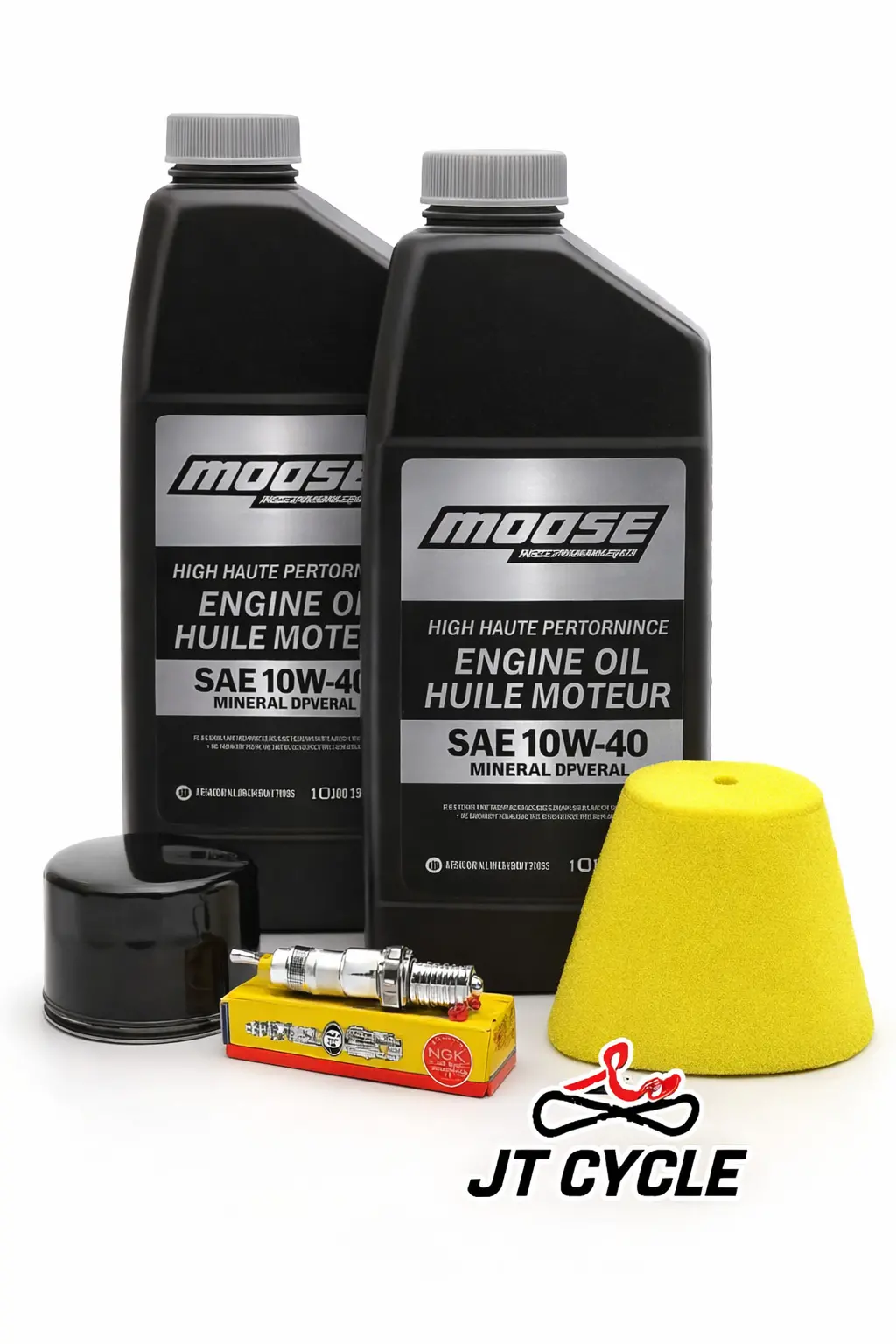 Yamaha Raptor 660R Oil Change Tune Up Kit Moose Offroad 10W‑40 Ngk Spark Plug Dpr8ea‑9 Air Filter Atv Maintenance 2001‑2005 1