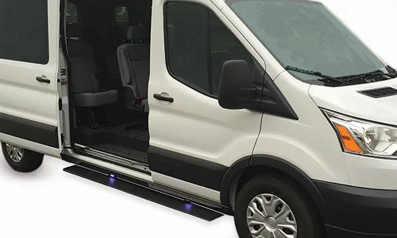 Amp Research 19-21 Mercedes Sprinter Van Powerstep - Black 1