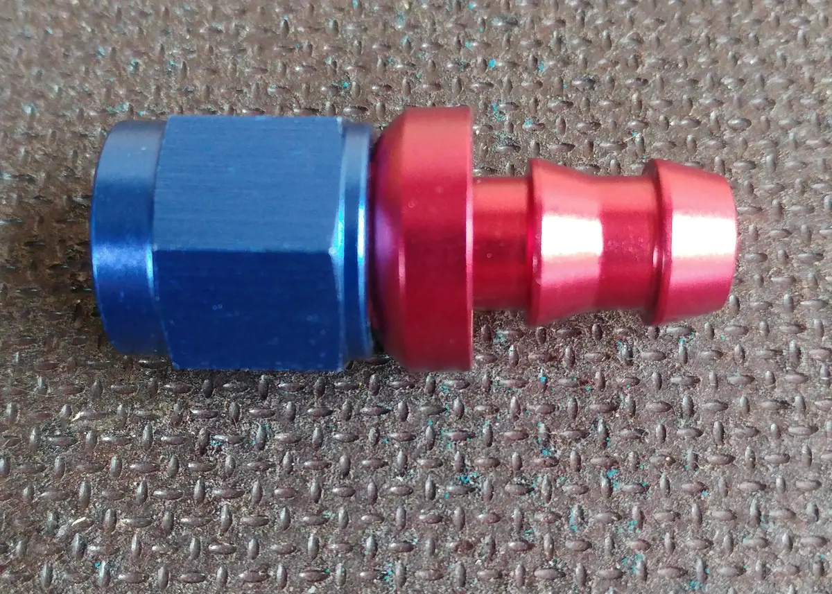 Straight Push On Push Lock Hose Fitting 1