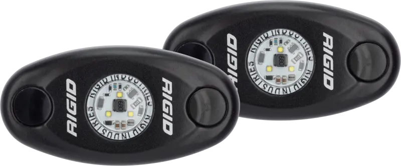 Rigid Industries | A-Series Light - Black - High Strength - Red - Set Of 2 1