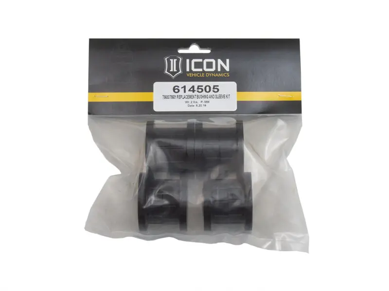 Icon 78600 / 78601 Replacement Bushing & Sleeve Kit 1