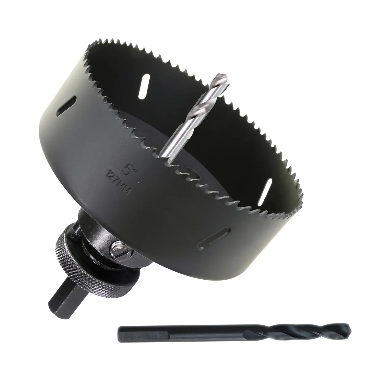 Vermont American 18580 5-Inch Bi-Metal Hole Saw - Cuts Clean Through Wood &Amp; Metal 1