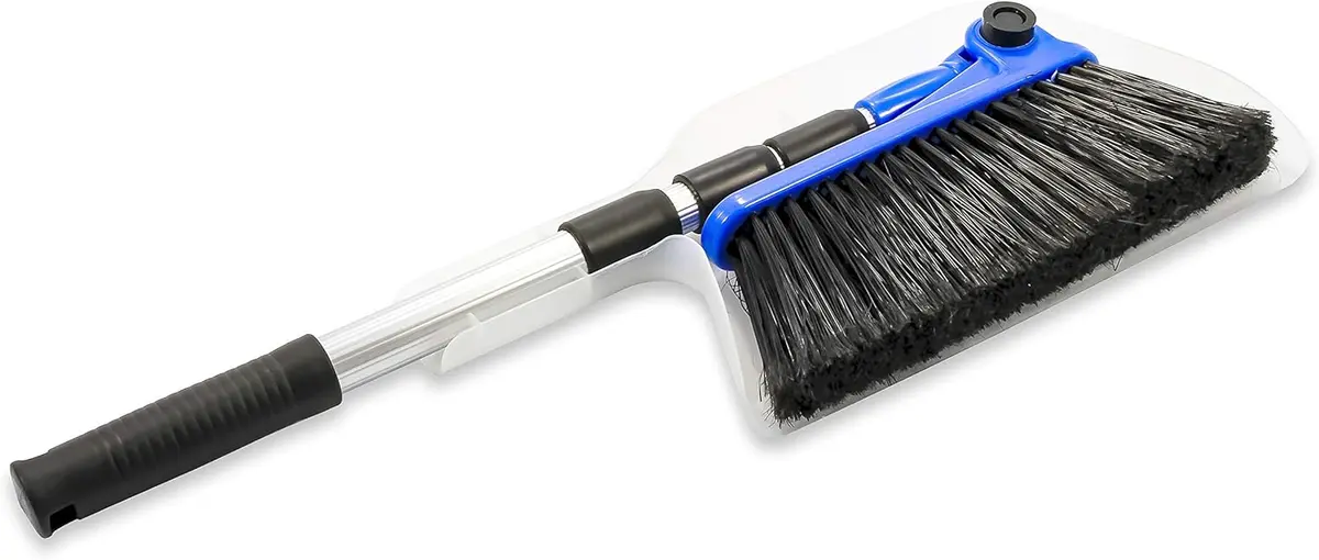 Camco Adjustable Broom And Dustpan - 43623 1