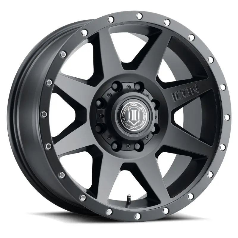 Icon Rebound 20X9 8X6.5 12Mm Offset 5.5In Bs 121.40Mm Bore Satin Black Wheel 1