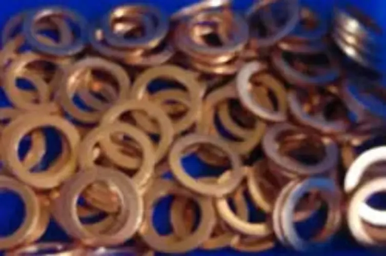 7/16" Copper Washer 1