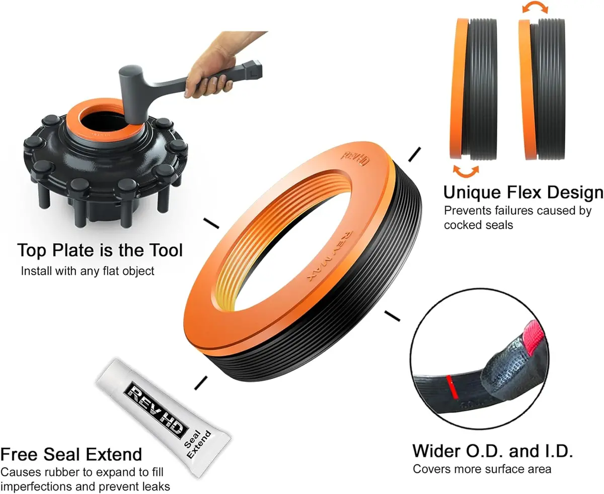 Revhd Severe Duty Wheel Seal For 12,000 Lbs. Steer Applications Rm-S01 2