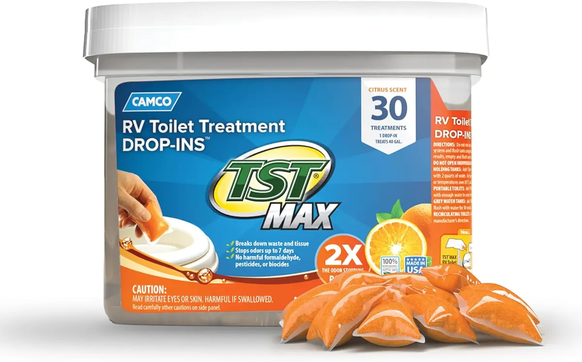 Camco Tst Max Camper / Rv Toilet Treatment Drop-Ins - 41183 1
