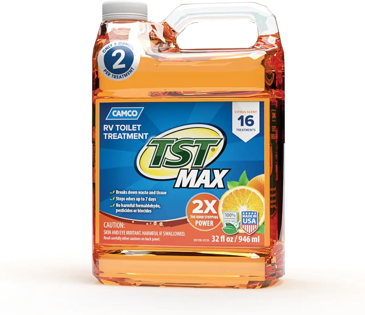 Camco Tst Max Camper / Rv Toilet Treatment - 41192 1