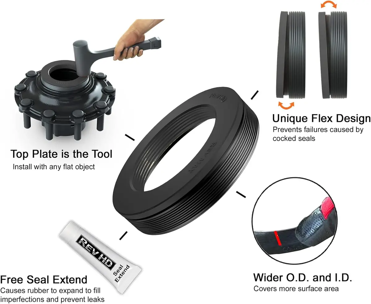Revhd Rev-1 Severe Duty Wheel Seal For Tn Spindle Applications - R1-T03 2