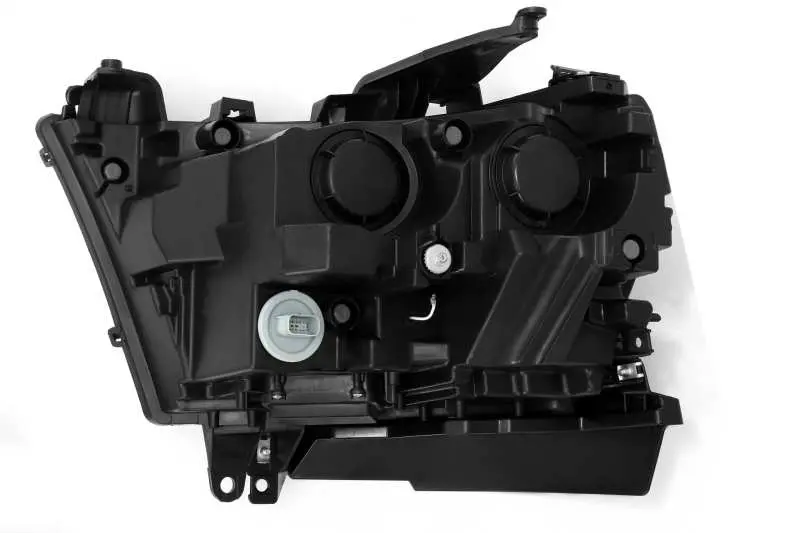 Alpharex 19-20 Dodge Ram 1500 Luxx Led Proj Headlights Plank Chrome W/Activ Light/Seq Signal/Drl 2