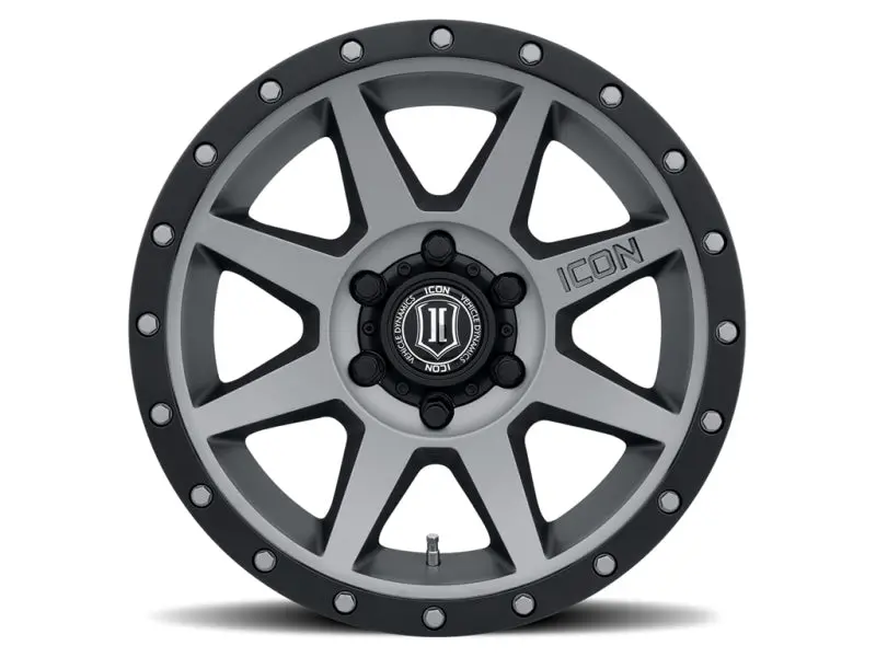 Icon Rebound 18X9 6X5.5 25Mm Offset 5.75In Bs 95.1Mm Mm Bore Titanium Wheel 2
