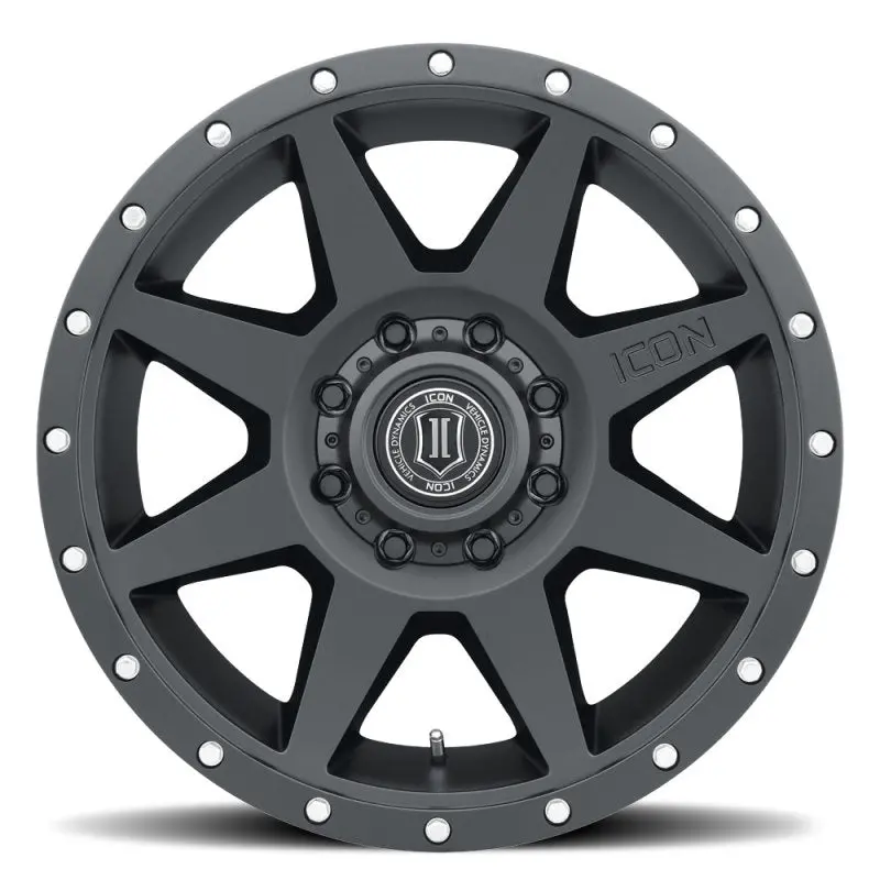 Icon Rebound 20X9 8X180 12Mm Offset 5.5In Bs Satin Black Wheel 2