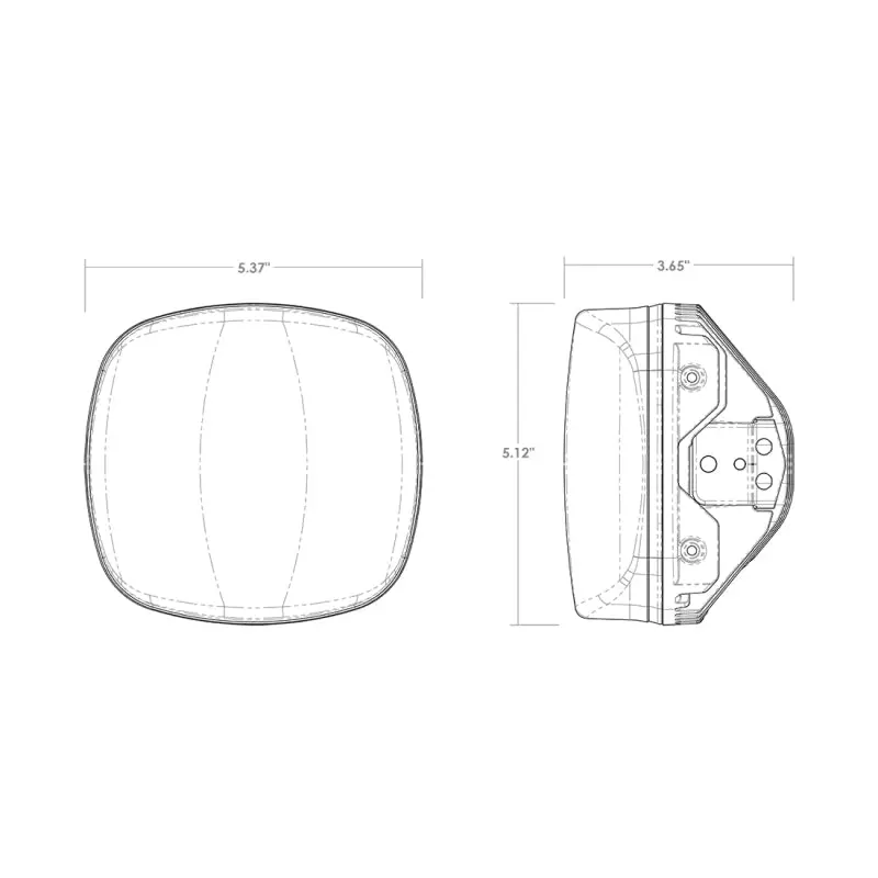 Rigid Industries | Universal Adapt Xe Extreme Led Moto Kit - Black 2