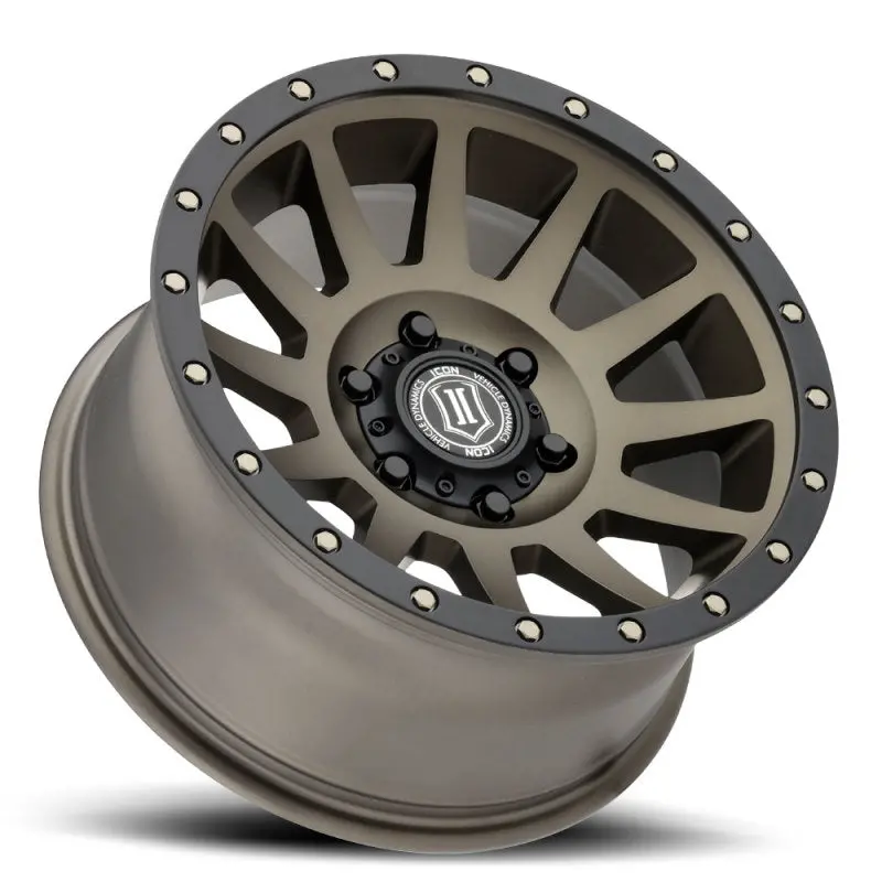 Icon Compression 17X8.5 6X5.5 25Mm Offset 5.75In Bs 95.1Mm Bore Bronze Wheel 2