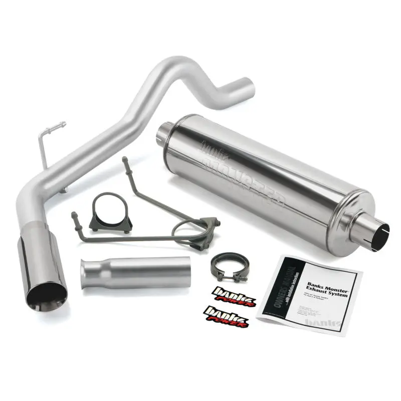Banks Power | 2000-2006 Toyota Tundra 3.4 / 4.0 / 4.7L Monster Exhaust System - Ss Single Exhaust With Chrome Tip 1