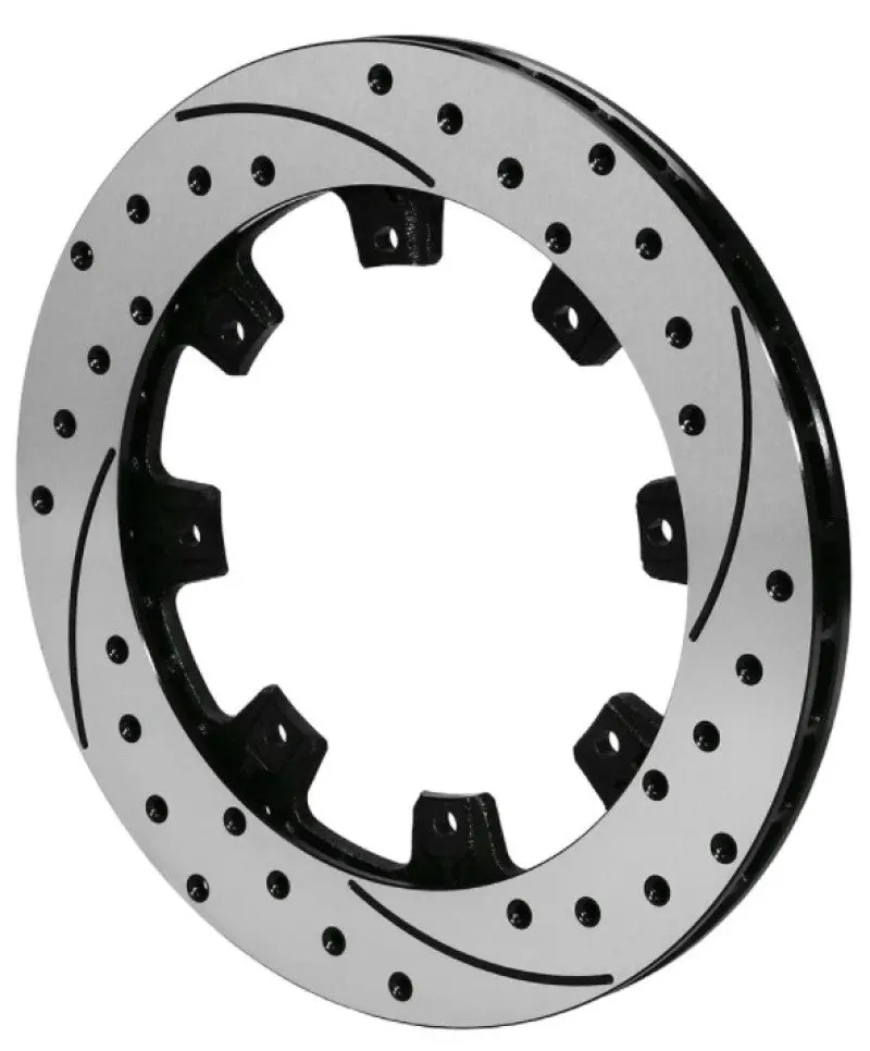 Wilwood Ul32 Left-Hand Iron Brake Rotor – Drilled, 12.19" X 0.810", 8X7" Bolt Pattern 1