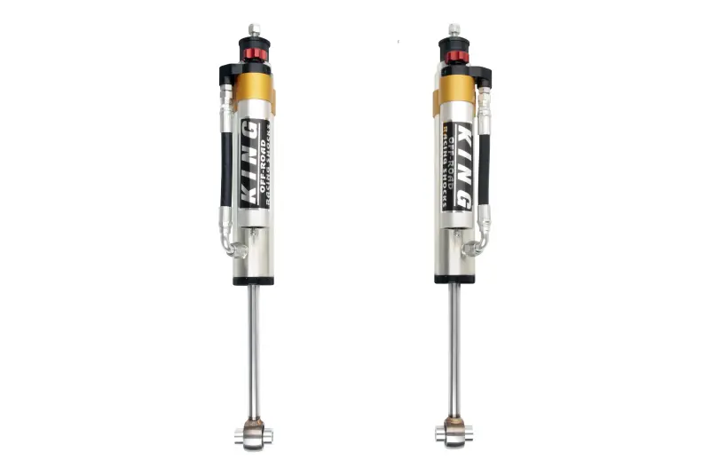King Shocks | 1990-2012 Mercedes-Benz G-Class Rear 2.5 Piggy Hose Reservoir With Adjuster - Pair 1