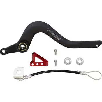Moose Racing Hammerhead Red Brake Pedal For Gasgas Ec 125/250/300 & Ec‑F Models – Cnc Adjustable – Usa Made 1