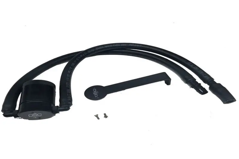 J&L | 2012-2017 Jeep Wrangler Jk 3.6L Passenger Side Oil Separator 3.0 - Black Anodized 1
