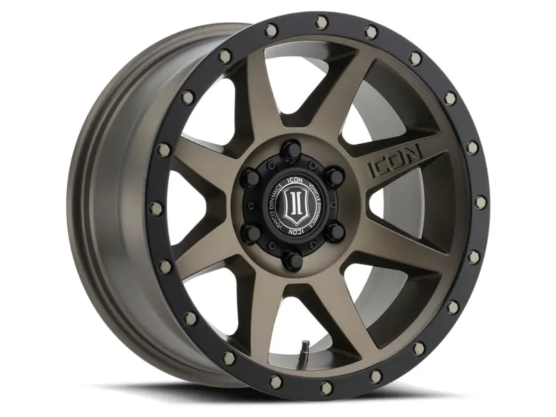 Icon Rebound Pro 17X8.5 6X5.5 0Mm Offset 4.75In Bs 106.1Mm Bore Bronze Wheel 1