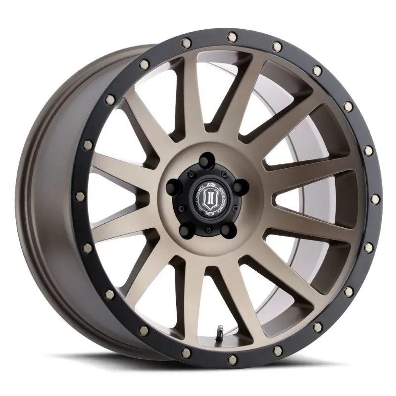 Icon Compression 20X10 / 6X135 / -19Mm / 4.75In Bs / 87.10Mm Bore - Bronze Wheel 1