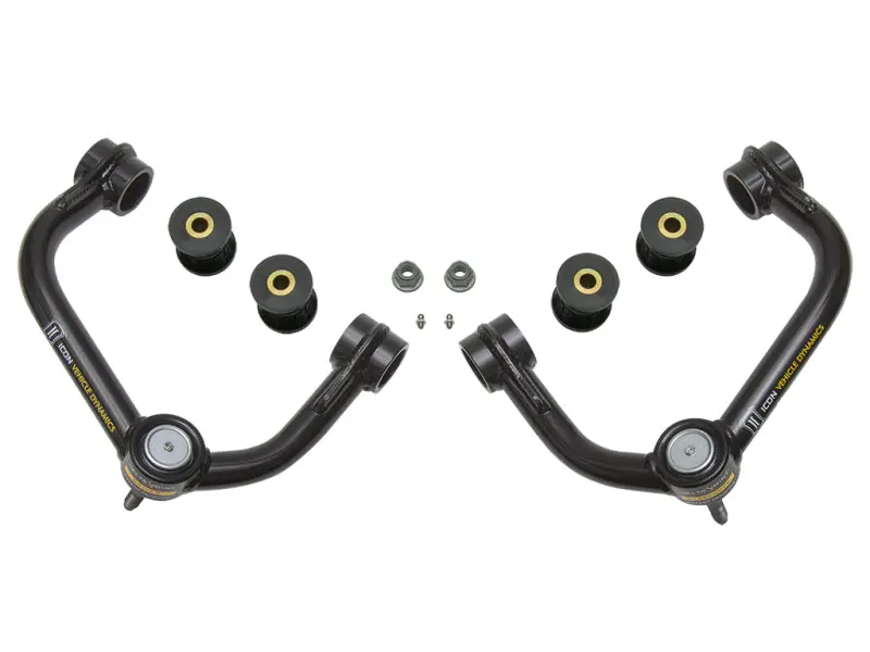 Icon 2021+ Ford F-150 Tubular Upper Control Arm Delta Joint Kit 1