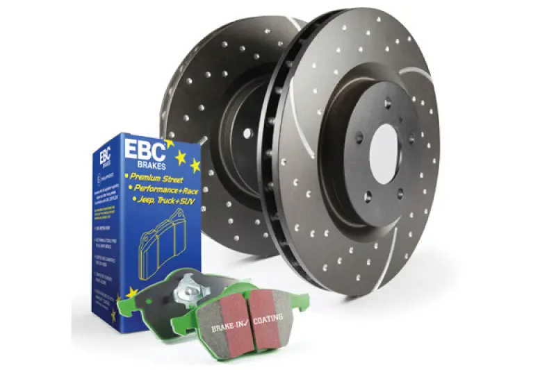 Stage 10 Greenstuff 2000 & Gd Brake Rotor Upgrade Kit 1