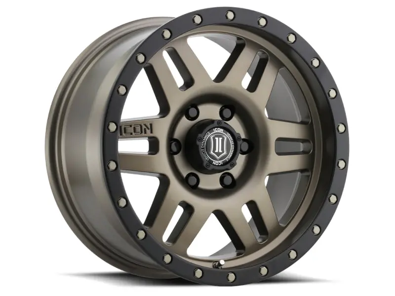 Icon Six Speed 17X8.5 5X150 25Mm Offset 5.75In Bs 116.5Mm Bore Bronze Wheel 1