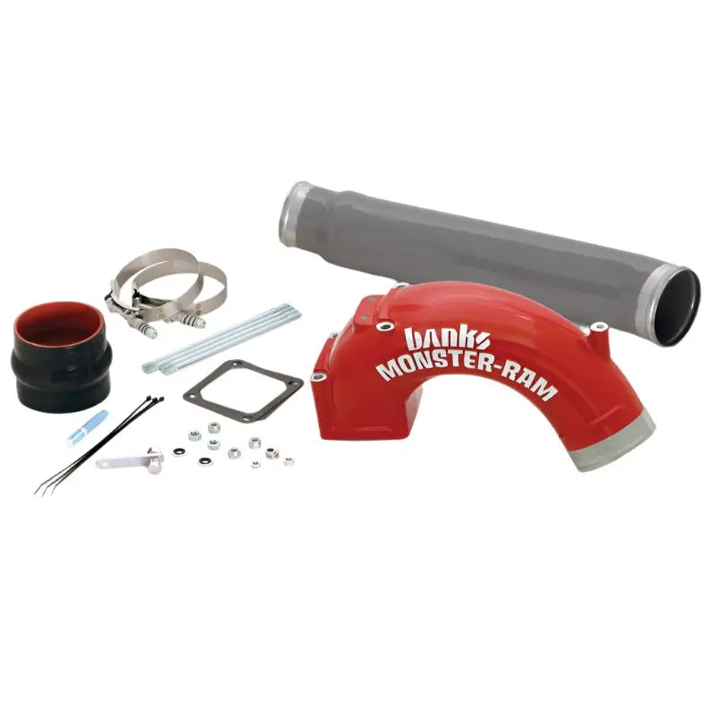 Banks Power | 1998.5-2002 Dodge 5.9L Cummins Monster-Ram Intake With Boost Tube - Red 1