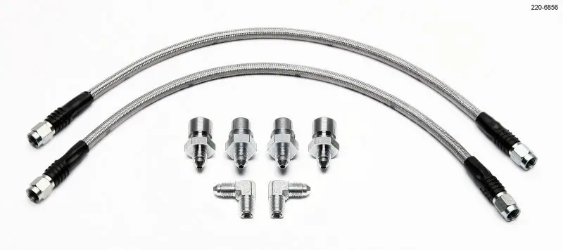 Wilwood Flexline Brake Hose Kit – Fits 1993–2002 Chevrolet Camaro With Forged Dynalite Rear Calipers 1