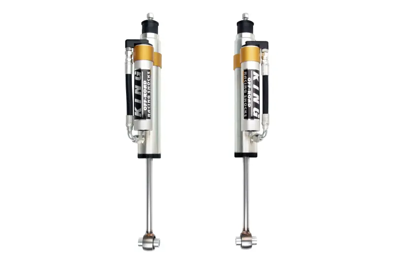 King Shocks | 1990-2012 Mercedes-Benz G-Class Rear 2.5 Piggy Hose Reservoir - Pair 1