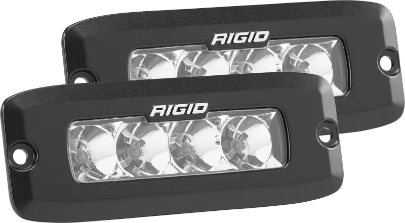 Rigid Industries | Srq - Flood -White - Flush Mount - Set Of 2 1