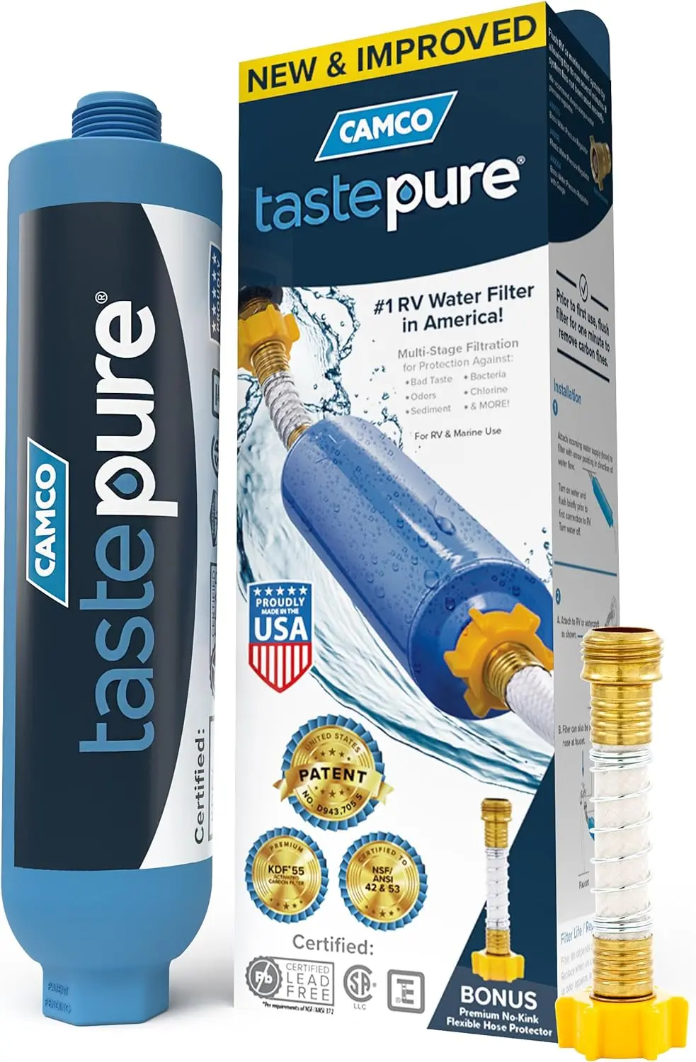 Camco Tastepure Rv/Marine Water Filter - 40043 1