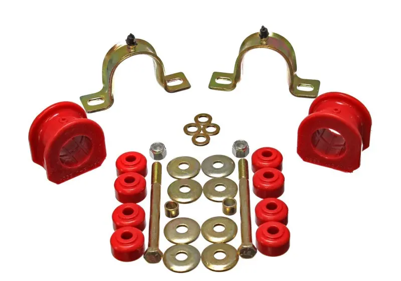 Energy Suspension 28Mm Red Front Sway Bar Bushing Kit For Gm 4Wd Vehicles 1