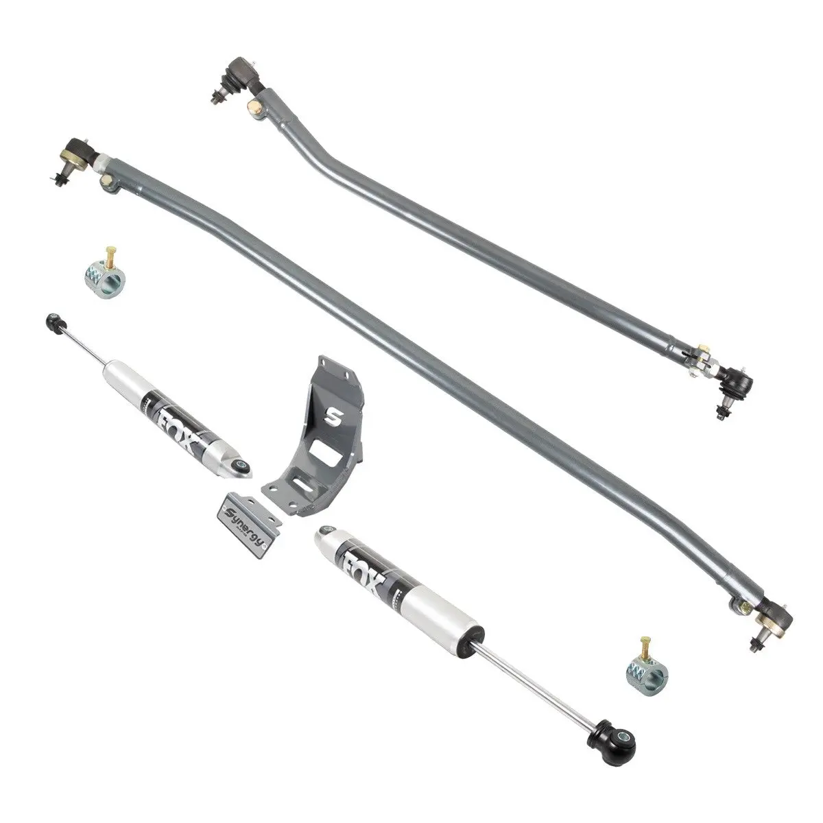 Synergy | 2014-2024 Ram 2500 / 3500 Heavy Duty Steering Kit With Dual Fox Ifp Steering Stabilizers 1