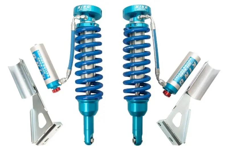 King Shocks | 2005-2023 Toyota Tacoma - 6 Lug Front 2.5 Remote Reservoir Coilover With Adjuster - Pair 1