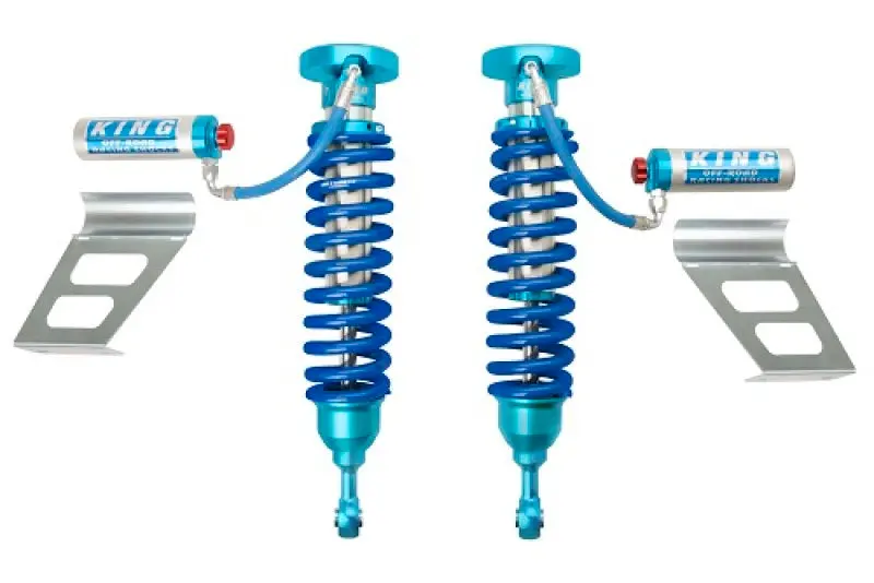 King Shocks | 2007-2021 Toyota Tundra 2.5 Extended Travel Front Coilover Remote Reservoir With Adjuster - Pair 1