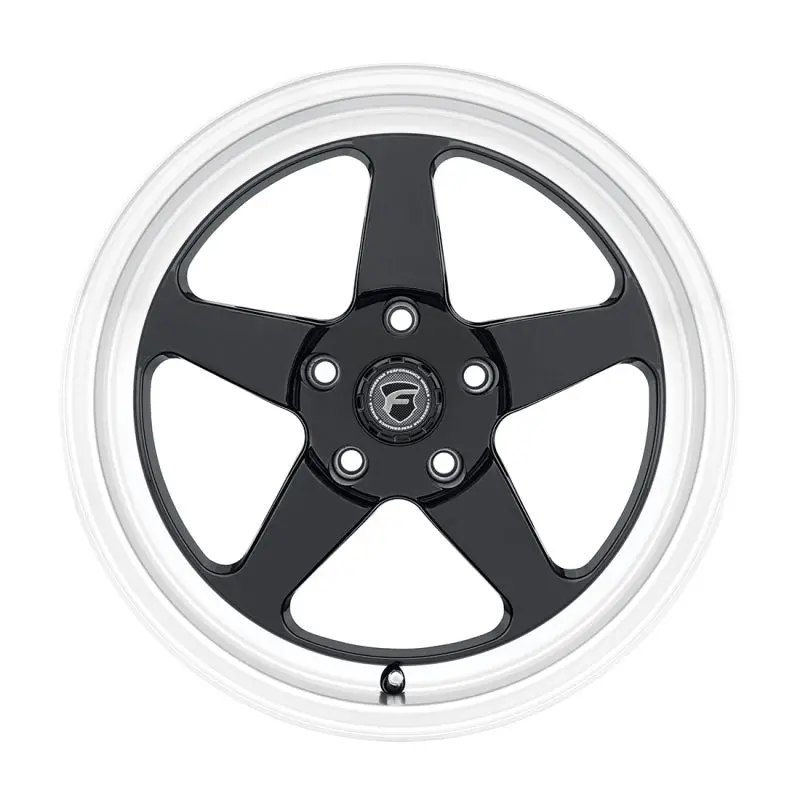 Forgestar F091 Drag Wheel – 17X10, 5X115, Et30, 78.1Mm Hub, Gloss Black With Machined Lip 2
