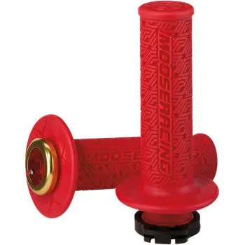 Moose Racing Lock‑On Textured Mx Grips | Clamp‑On With Cams | 2‑ & 4‑Stroke | Twist Throttle | Made In Usa 5