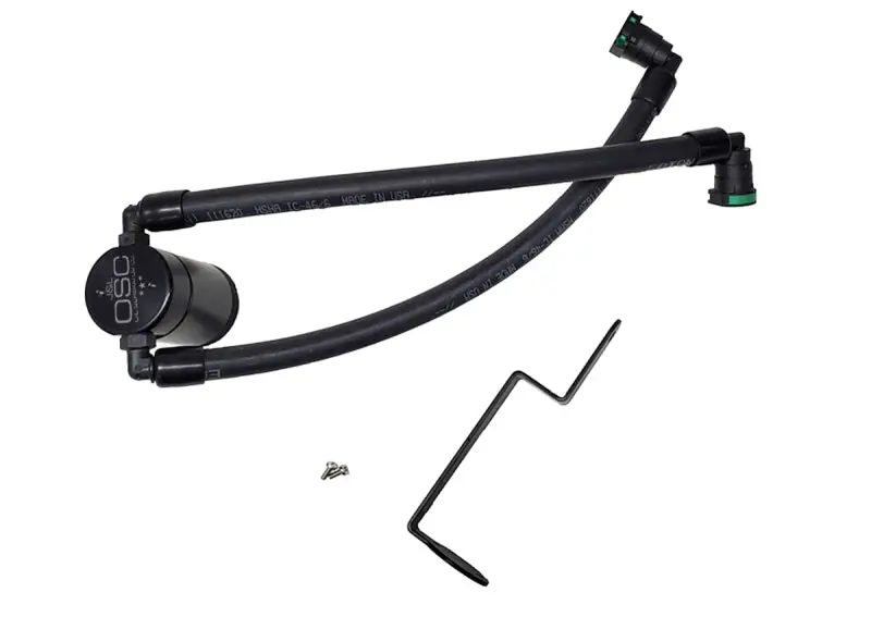J&L | 2021-2024 Ford Bronco Sport 1.5L Ecoboost Passenger Side Oil Separator 3.0 - Black Anodized 1