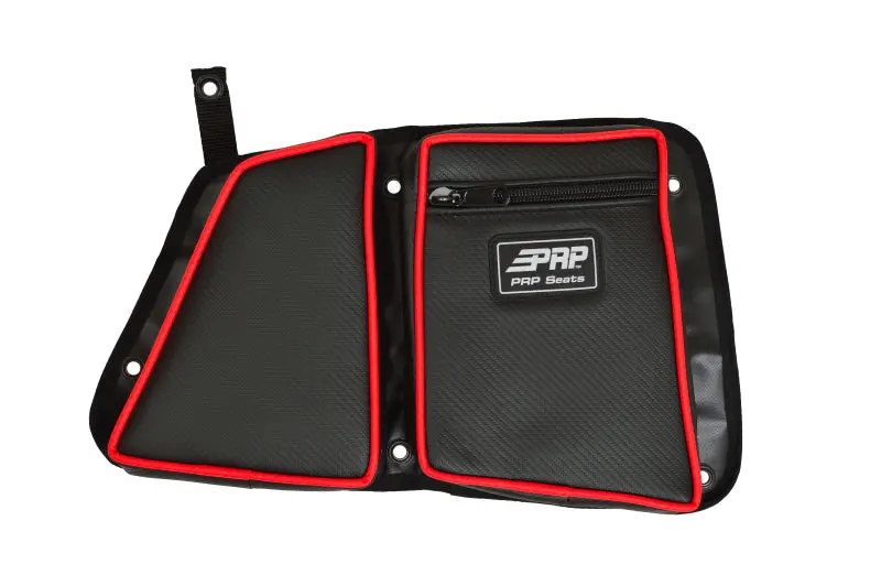 Prp Polaris Rzr Rear Door Bag With Knee Pad For Polaris Rzr/(Passenger Side)- Red 1
