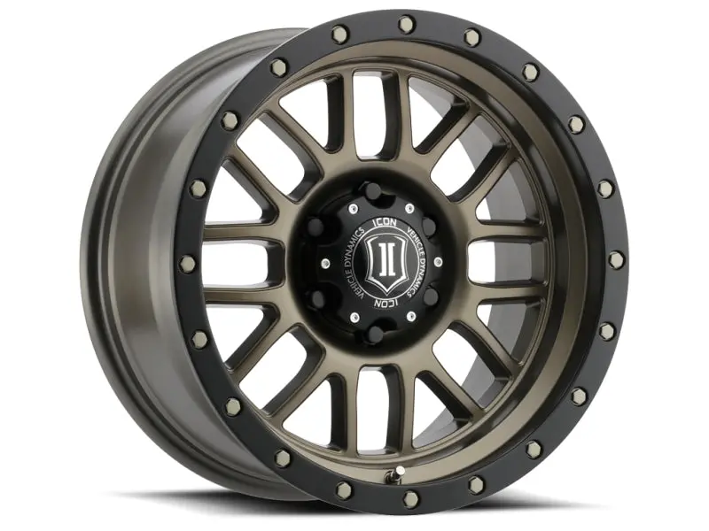 Icon Alpha 17X8.5 6X135 6Mm Offset 5In Bs 87.1Mm Bore Bronze Wheel 1