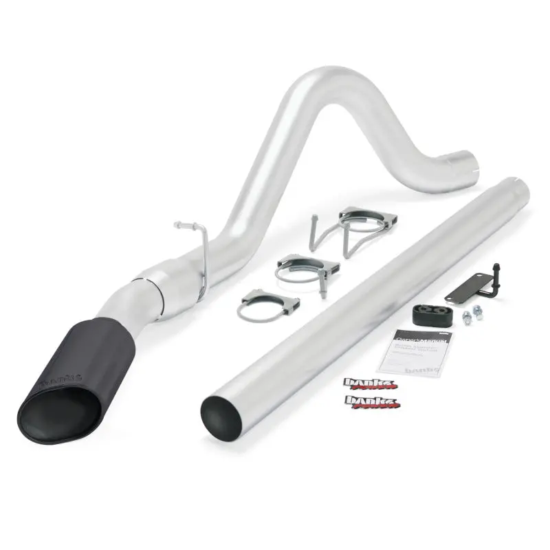 Banks Power 08-10 Ford 6.4L (All W/B) Monster Exhaust System - Ss Single Exhaust W/ Black Tip *Discontinued* 1