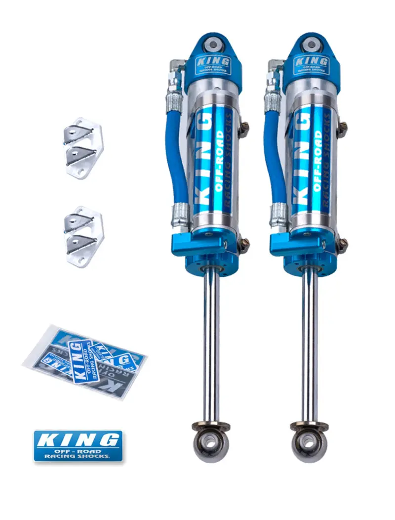 King Shocks | 2005-2010 Toyota Hilux Rear 2.5 Piggy Hose Reservoir Shock - Pair 1